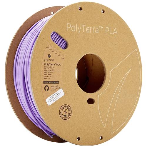 Thumbnail - Polymaker 70853 PolyTerra PLA Filament PLA 2.85 mm 1000 g Lila (matt) 1 St.