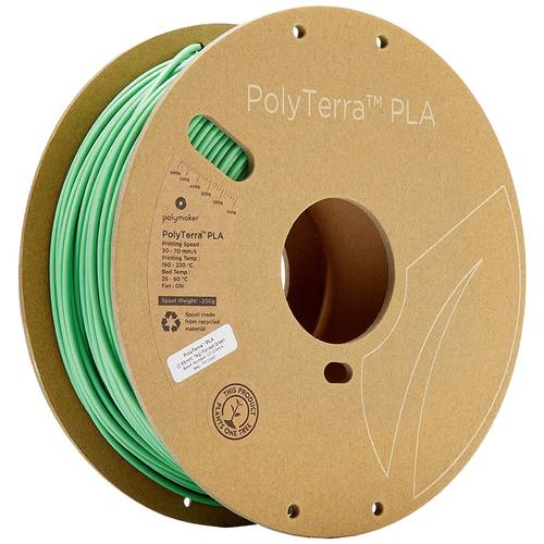 Polymaker 70847 PolyTerra PLA Filament PLA 2.85 mm 1000 g Grün (matt) 1 St.
