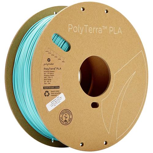 Polymaker 70844 PolyTerra PLA Filament PLA geringerer Kunststoffgehalt 1.75 mm 1000 g Hellblau 1 St.