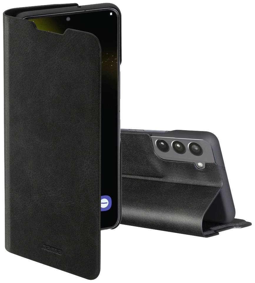 HAMA Essential Line Guard Pro - Flip-Hülle für Mobiltelefon - Kunstleder - Schwarz - für Samsung Gal