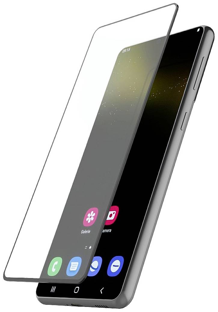 HAMA Full-Screen-Schutzglas für Samsung Galaxy S22+ (5G), Schwarz (00213066)