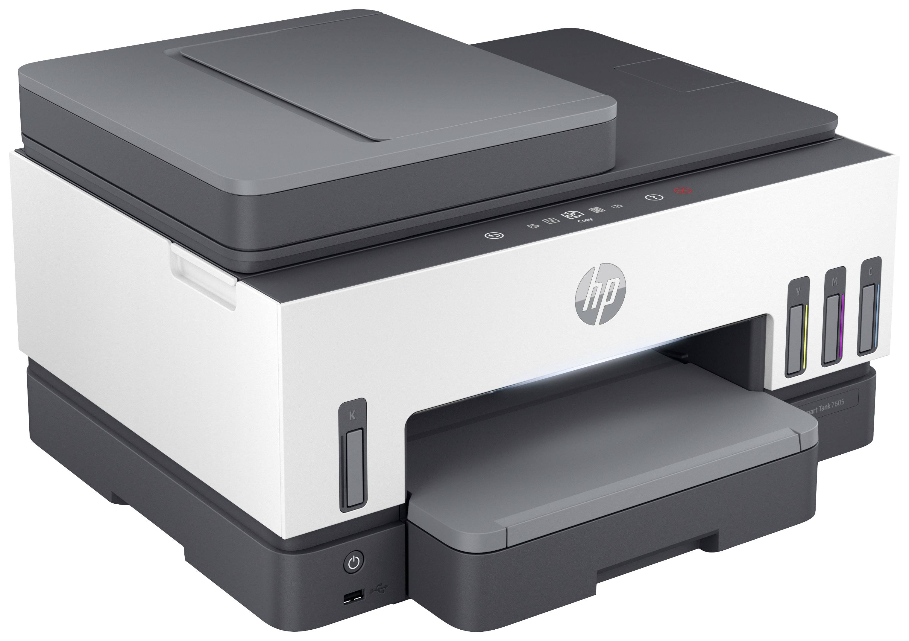 HP Smart Tank 7605 All-in-One Multifunktionsdrucker Tintenstrahl Farbe A4 Drucker, Scanner, Kopierer, Fax Tintentank-Sys-2
