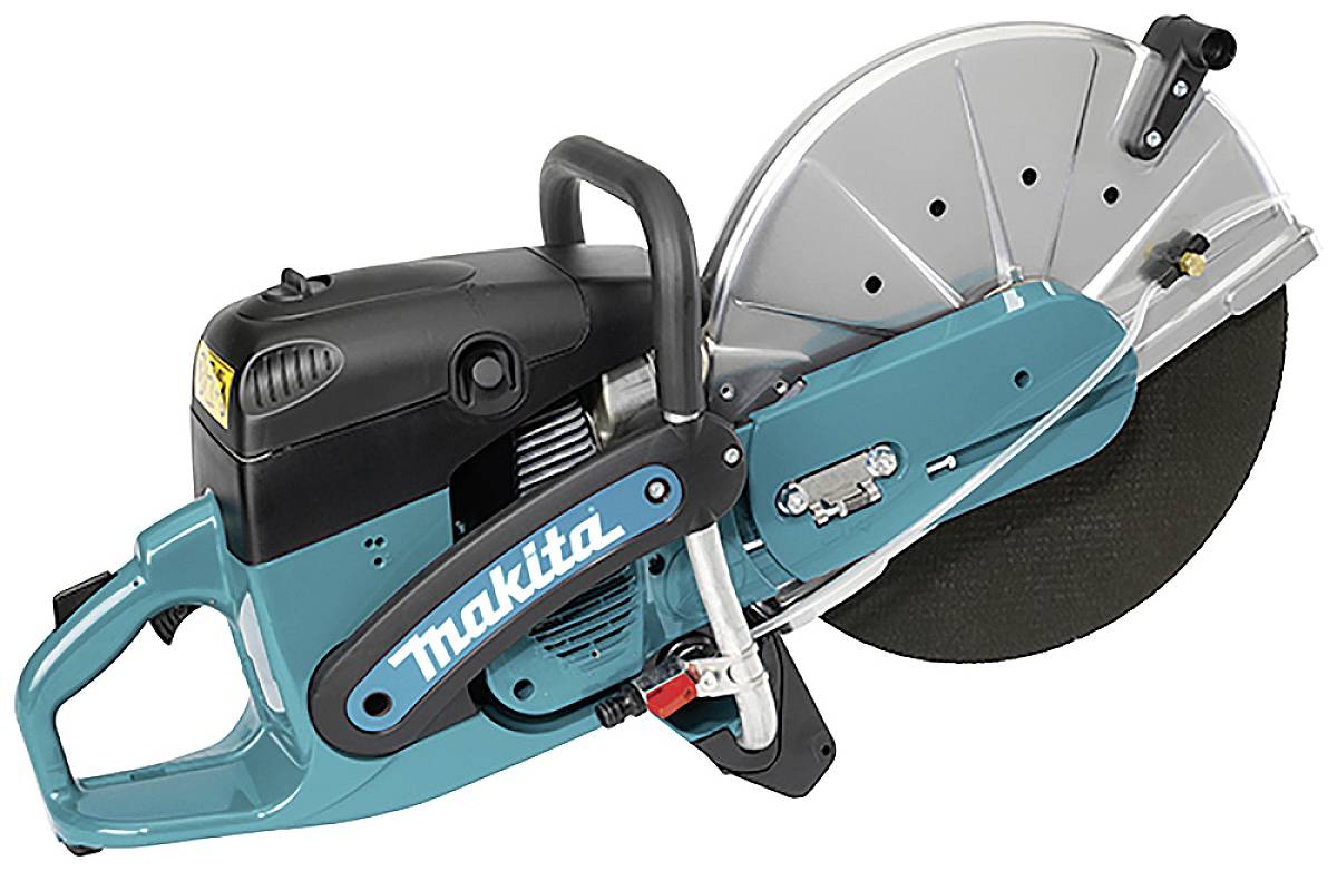 handgeführter, benzinbetriebener Trennschleifer mit 2-Takt-Motor