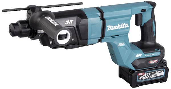 Makita HR007GM201 SDS-Plus-Akku-Kombihammer 40 V 4.0 Ah Li-Ion  inkl. Akku, inkl. Ladegerät, inkl. Koffer