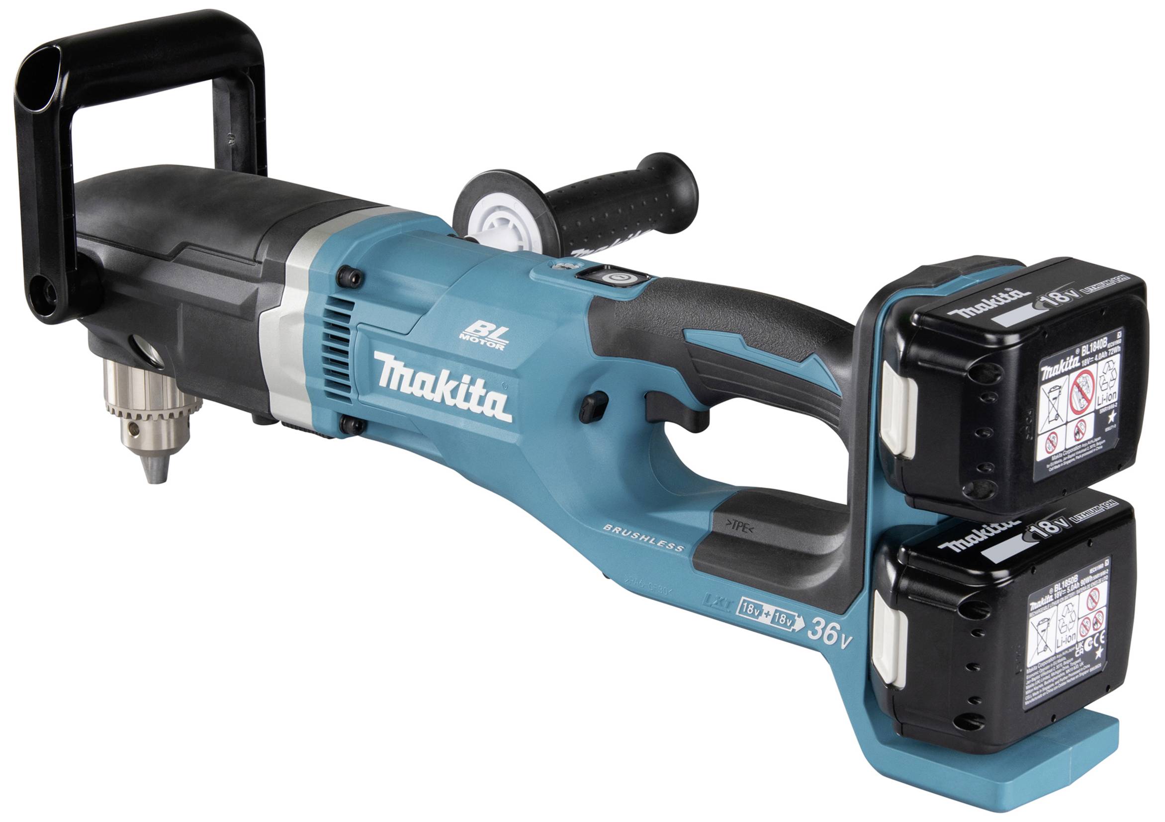 MAKITA 2024 DDA460ZK Akku 2-Gg. Winkelbohrmaschine 2x18V, bürstenlos