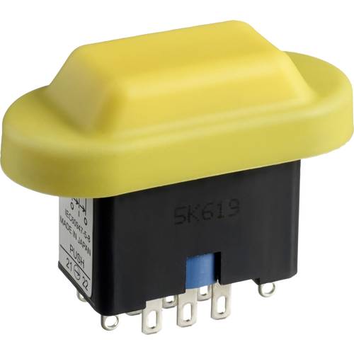 Thumbnail - Idec HE6B-M211Y HE6B-M211Y Wippschalter 125 V/AC, 30 V/DC 3 A 1 x Ein/Aus/Ein rastend (L x B) 54 mm x 25 mm IP40 (Front)...