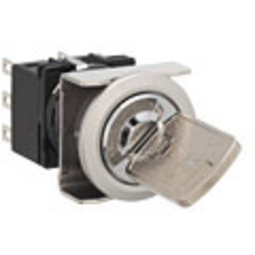 Idec LB6MK-2T6B LB6MK-2T6B Schlüsselschalter 250 V 5 A 1 x Aus/(Ein) 1 x 90 ° IP65 1 St.