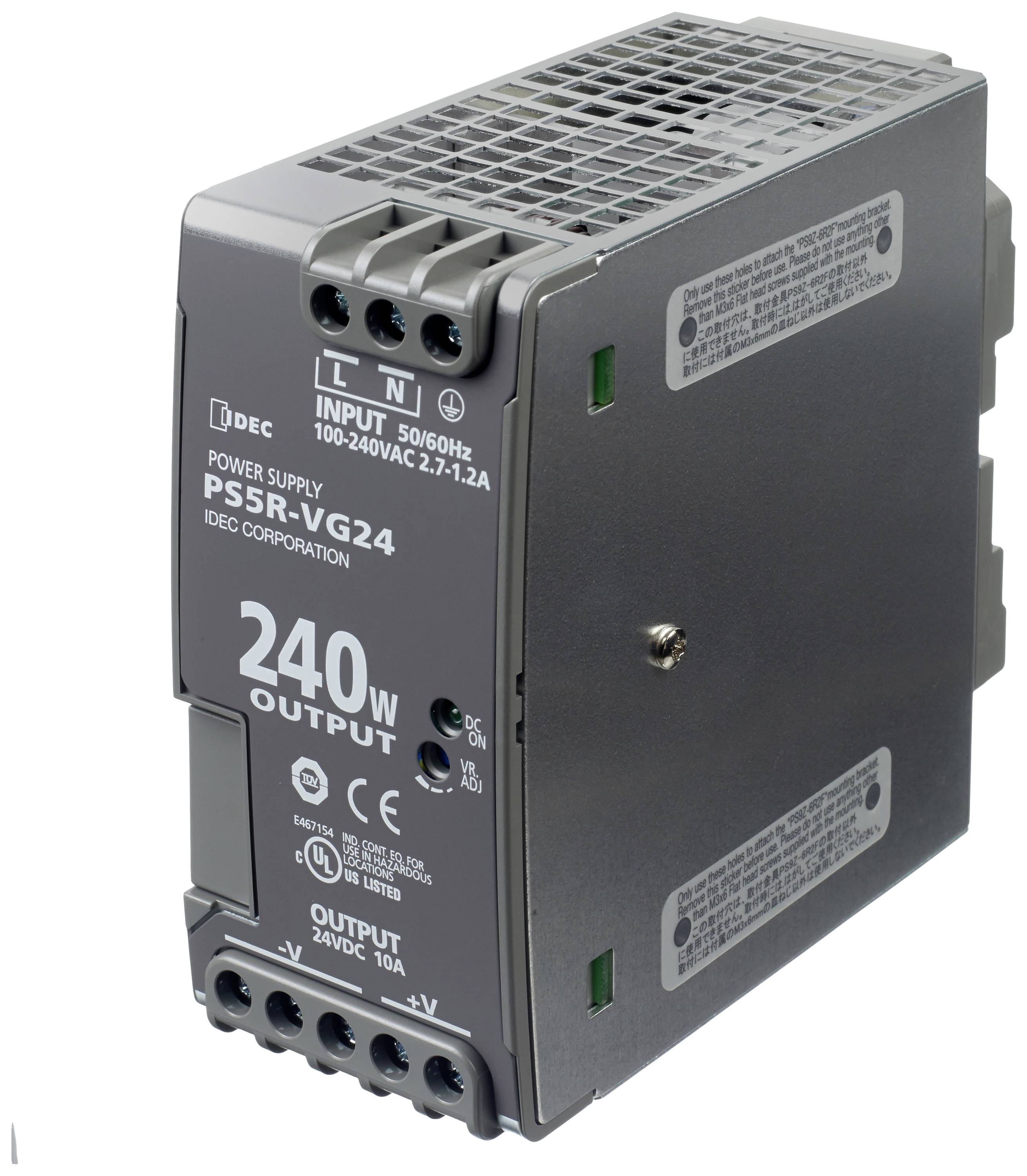Idec PS5R-VG24 Hutschienen-Netzteil (DIN-Rail) 240W Anzahl Ausgänge:1 x Inhalt 1St.