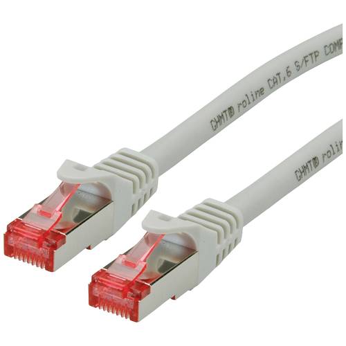Thumbnail - ROLINE Patchkabel Kat.6 S/FTP (PiMF), Component Level, LSOH, grau, 0,5 m
