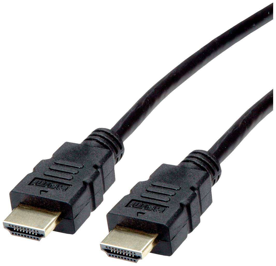 Thumbnail - ROLINE HDMI High Speed Kabel mit Ethernet, TPE, schwarz, 1 m