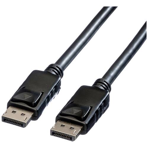 Thumbnail - ROLINE DisplayPort Kabel, DP-DP, v1.2, ST - ST, TPE, schwarz, 10 m