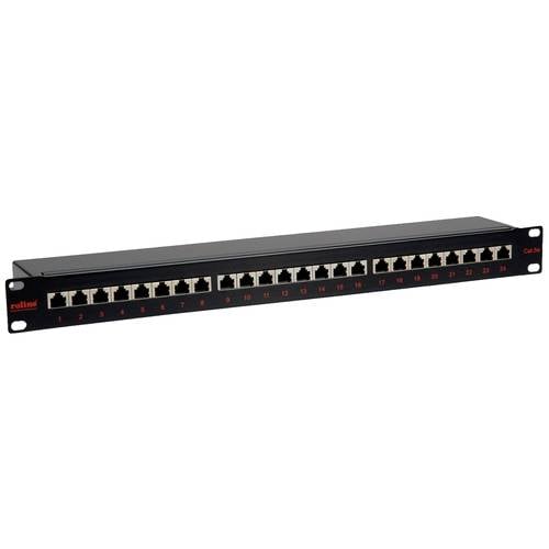 Thumbnail - ROLINE 19-Patchpanel 1 HE, 24 Ports, Cat.5e (Class D), schwarz