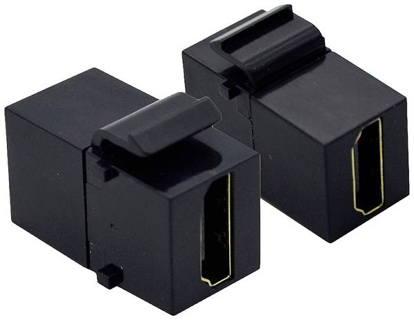 VALUE HDMI Keystone Modul, 4K 60Hz, schwarz