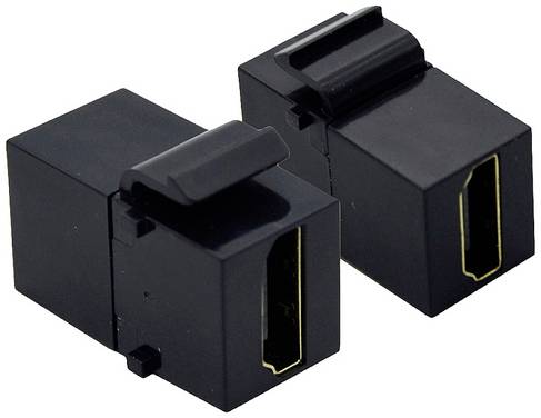 VALUE HDMI Keystone Modul, 4K 60Hz, schwarz