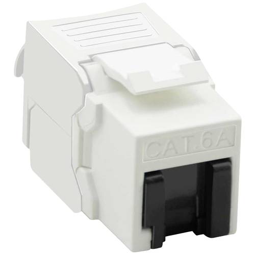 Thumbnail - VALUE Kat.6A (Class EA) Keystone, RJ-45, ungeschirmt, werkzeuglos, weiß