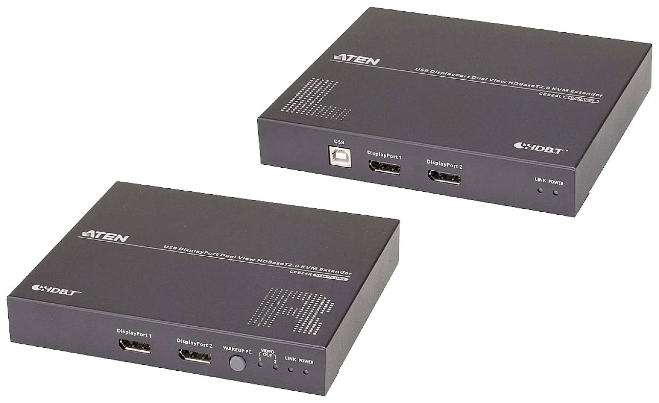 その他 ATEN DisplayPort Extender VE901 DisplayPort HDBaseT-Lite Extender (4K@40m; 1080p@70m