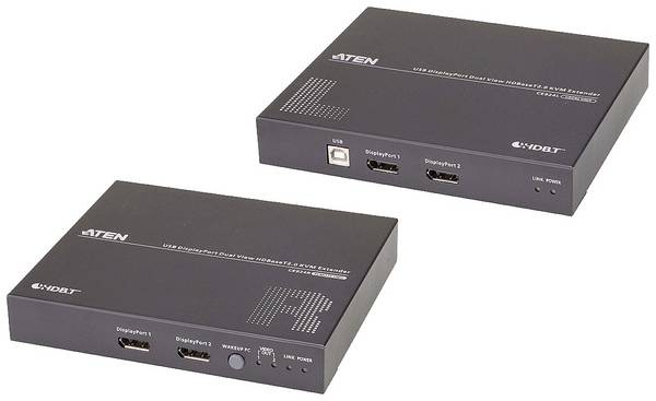 ATEN CE924 USB DisplayPort Dual-Anzeige HDBaseT 2.0 KVM Extender