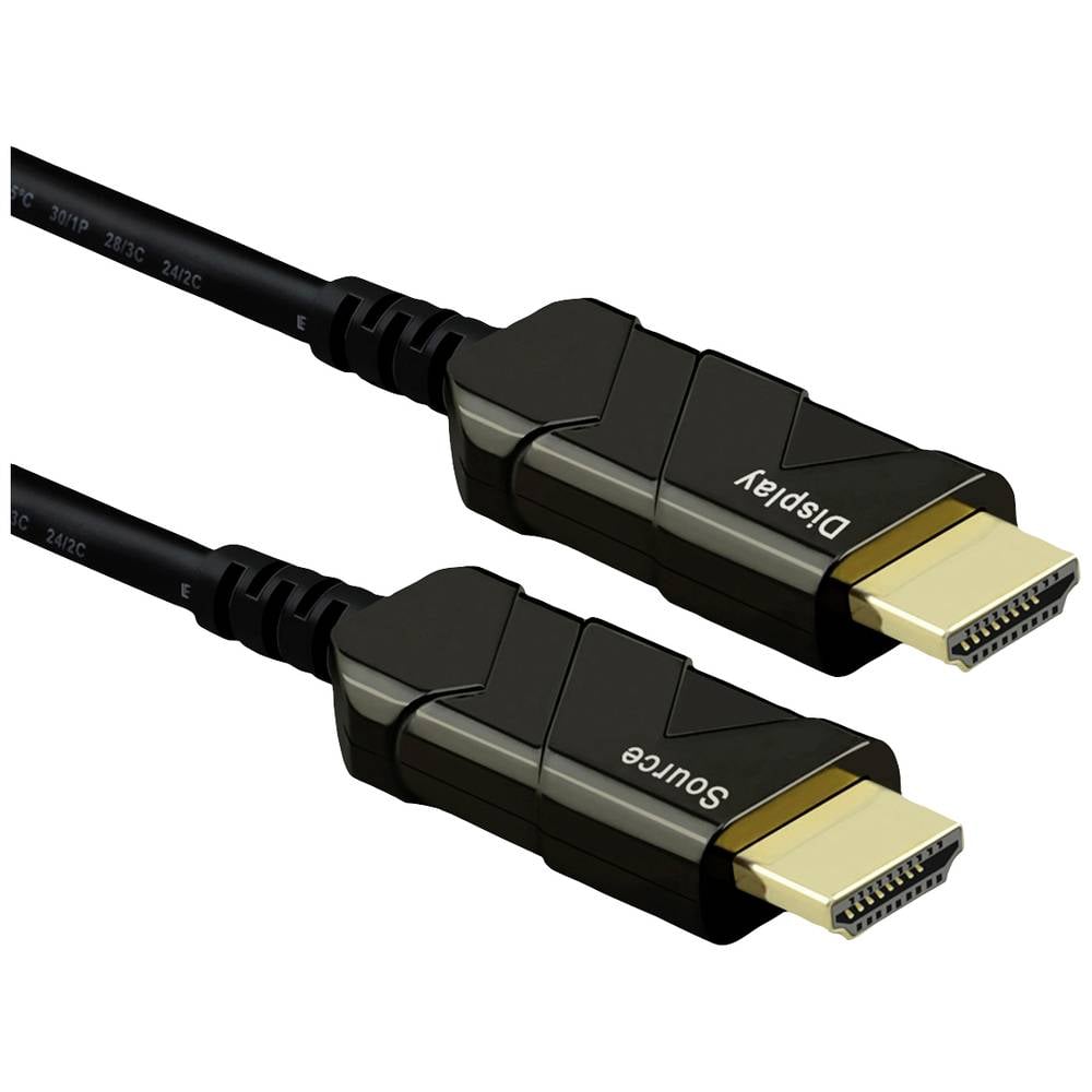 Roline HDMI Aansluitkabel HDMI-A stekker 30.00 m Zwart 14.01.3483 Afgeschermd HDMI-kabel