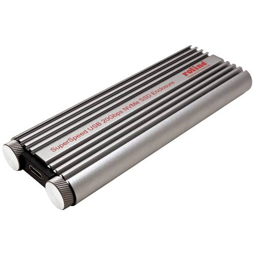 Thumbnail - ROLINE Externes SSD-Gehäuse, M.2, NVMe zu USB 3.2 Gen 2x2 Typ C