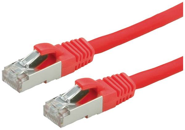 VALUE Patchkabel Cat.6 (Class E) S/FTP (PiMF), LSOH, rot, 7 m