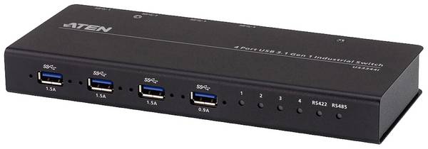 ATEN US3344i Industrie Hub Switch 4 x 4 USB 3.1 Gen 1