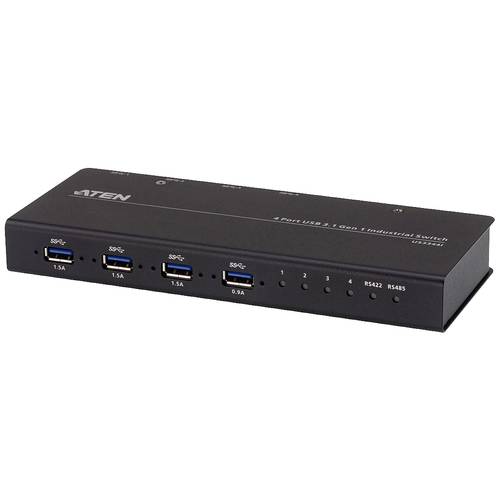 ATEN US3344i Industrie Hub Switch 4 x 4 USB 3.1 Gen 1
