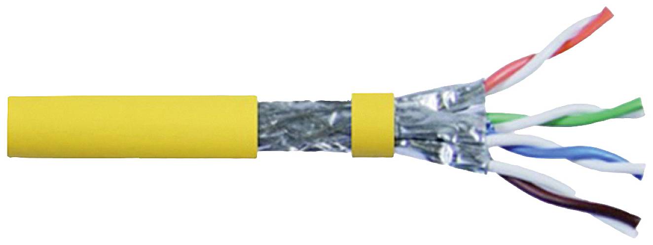 ROLINE S/FTP-(PiMF-)Kabel, Kat.8, Massivdraht, AWG22, LSOH, 100 m (21.15.0005)