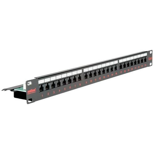 Thumbnail - ROLINE Cat.6 (Class E) 19-Zoll-Patchpanel, 24P, ungeschirmt, schwarz