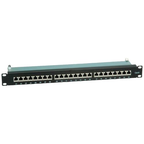 Thumbnail - VALUE Cat.6 (Class E) 19-Patchpanel, 24 P, geschirmt, schwarz