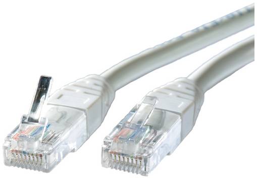 ROLINE Patchkabel Cat.5e (Class D) UTP, PoE, grau, 20 m