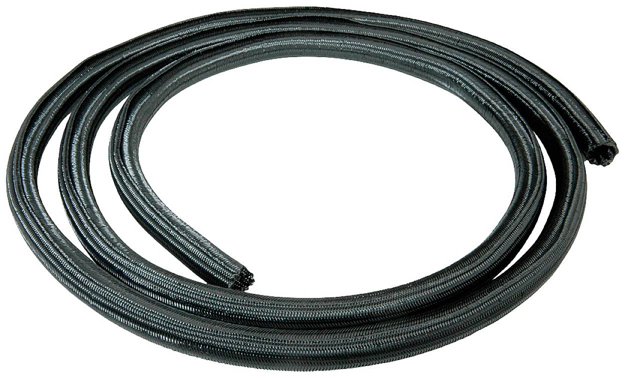 ROLINE PVC Gewebeschlauch für Kabelbündelung, selbst-schliessend, schwarz, 2,5 m (19.08.3160)