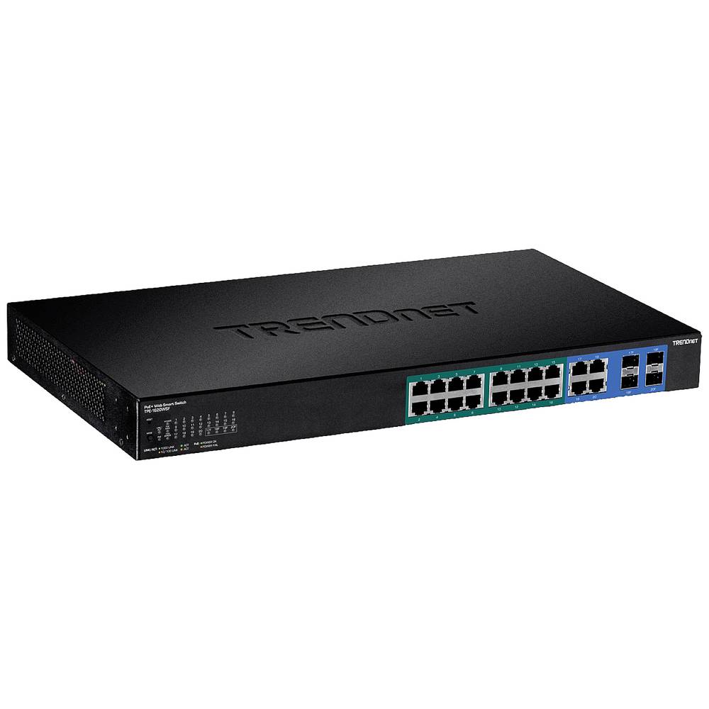 TrendNet TPE-1620WSF Netwerk switch 10-100-1000 MBit-s PoE-functie