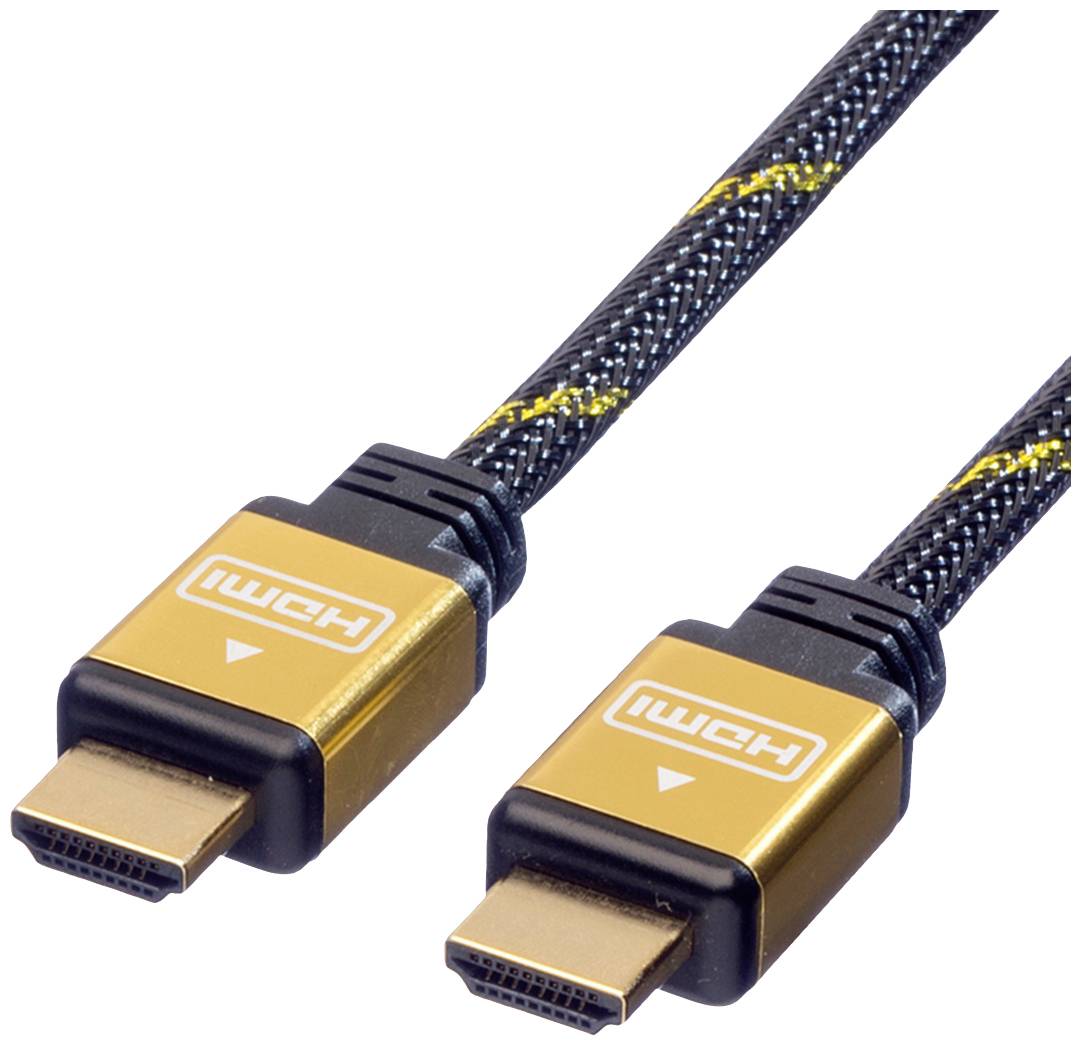 ROLINE HDMI HighSpeed Kabel ST-ST  2m mit Ethernet Gold Edition 11.04.5502