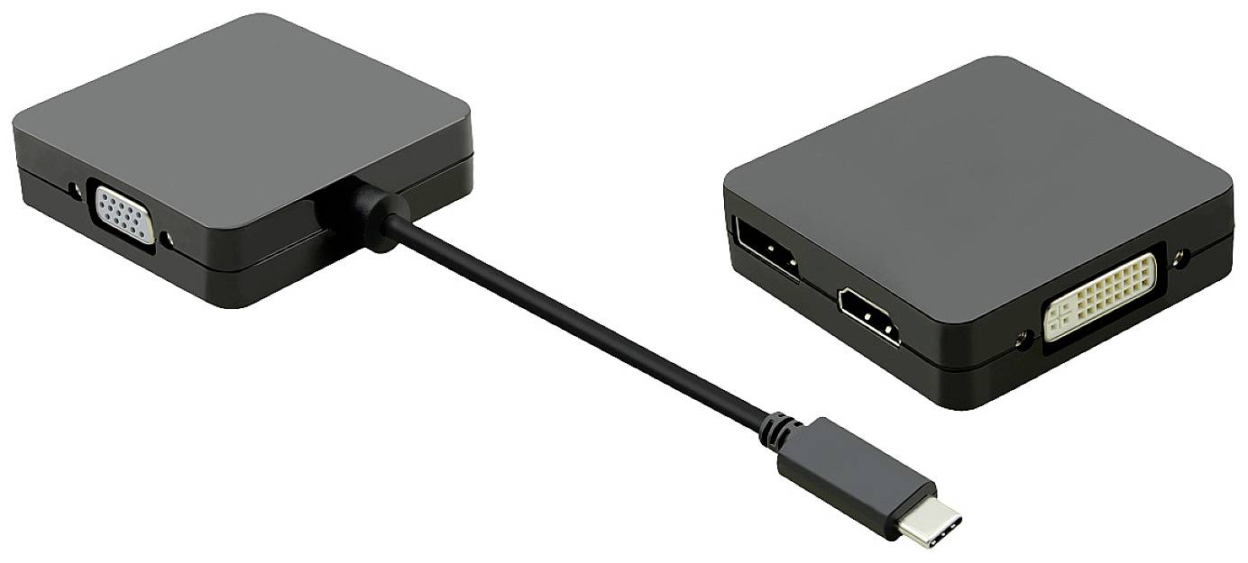 VALUE Display Adapter USB Typ C - VGA / DVI / HDMI / DP (12.99.3231)