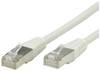 Value 21.99.0344 RJ45 Patchkabel CAT 5e S/FTP 30.00 m Grau doppelt geschirmt, vergoldete Steckkontakte 1 St.