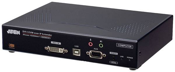 ATEN KE6900AIT Full HD DVI KVM Over IP Extender Transmitter mit Internetzugang