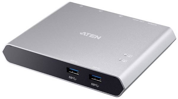 ATEN US3310 USB-C® (USB 3.2 Gen 2) Umschalter Grau