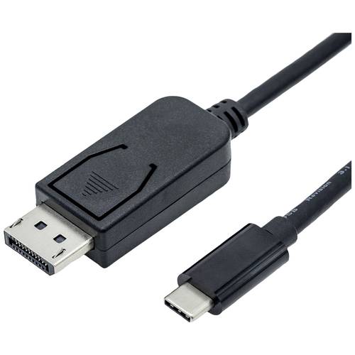 Thumbnail - ROLINE USB Typ C - DisplayPort Adapterkabel, v1.4, ST/ST, 1 m