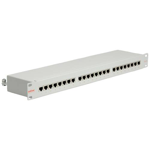 Thumbnail - ROLINE 19-Patchpanel 1 HE, 24 Ports, Kat.5e (Class D), grau