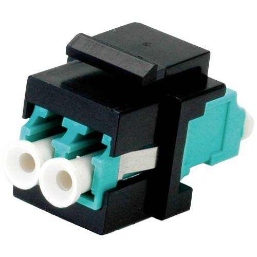 ROLINE Keystone LWL-Adapter LC/LC Duplex, Multimode, OM3
