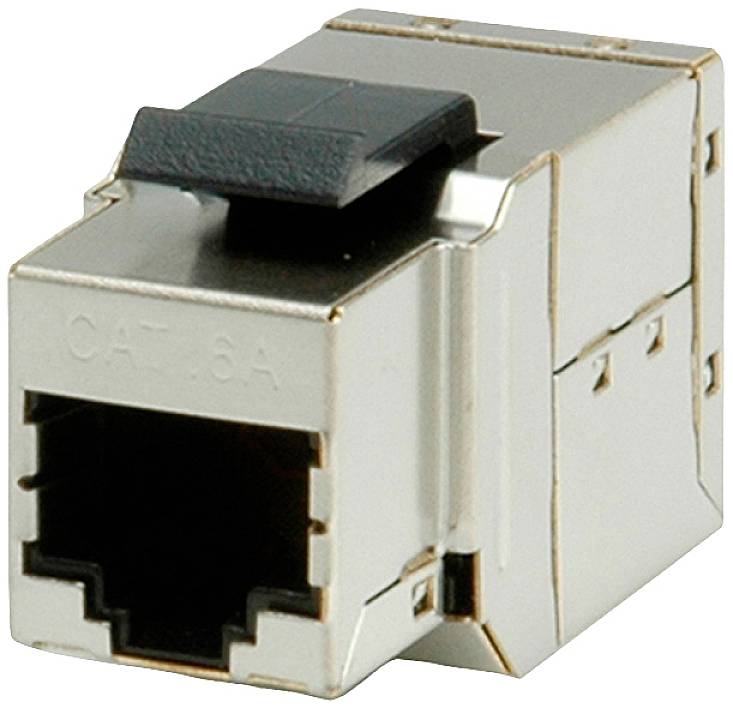 ROLINE RJ-45 Kupplung, Keystone, geschirmt, Cat.6A (Class EA)