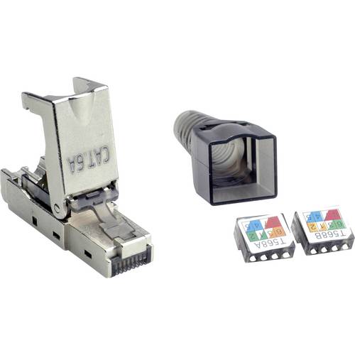 Thumbnail - VALUE feldkonfektionierbarer RJ-45 Stecker Kat.6A (Class EA), STP
