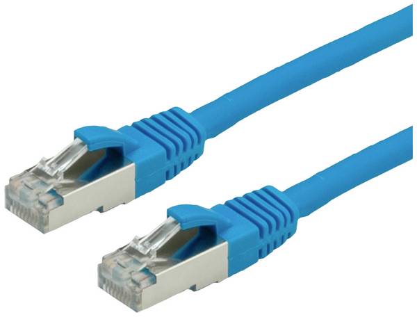 VALUE Patchkabel Cat.6 (Class E) S/FTP (PiMF), LSOH, blau, 2 m