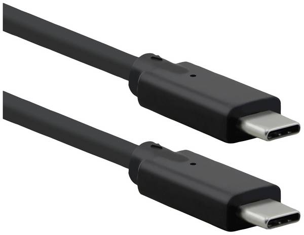 ROLINE USB 3.2 Gen 2x2 Kabel, USB C-C, ST/ST, 4K UHD-1, 20Gbit/s, Emark, 100W, schwarz, 1,5 m