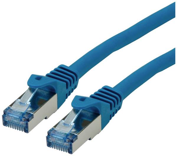 ROLINE Patchkabel Cat.6A S/FTP (PiMF), Component Level, LSOH, blau, 3 m