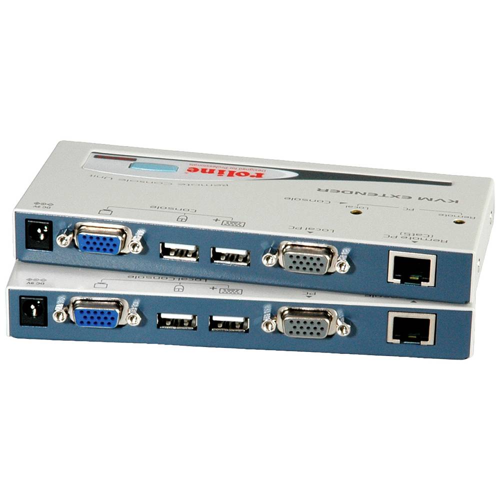 Roline 14.01.3249 USB KVM-extender via netwerkkabel RJ45 150 m