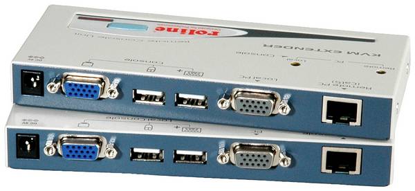 ROLINE Smart KVM Verlängerung über RJ-45, VGA, USB