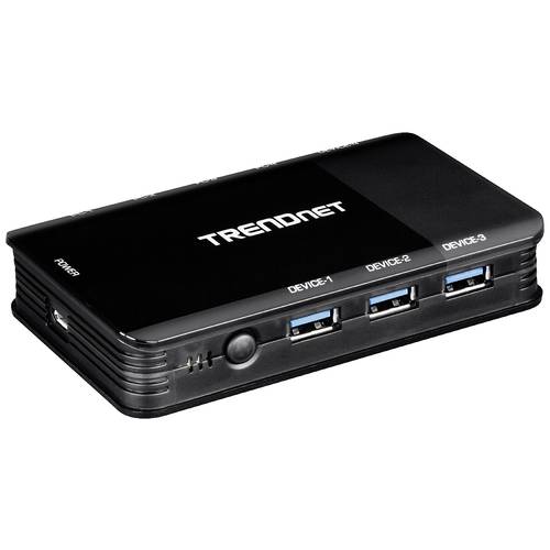 TRENDnet TK-U404 4-Port Sharing Switch 4 PC/1 User USB 3.1