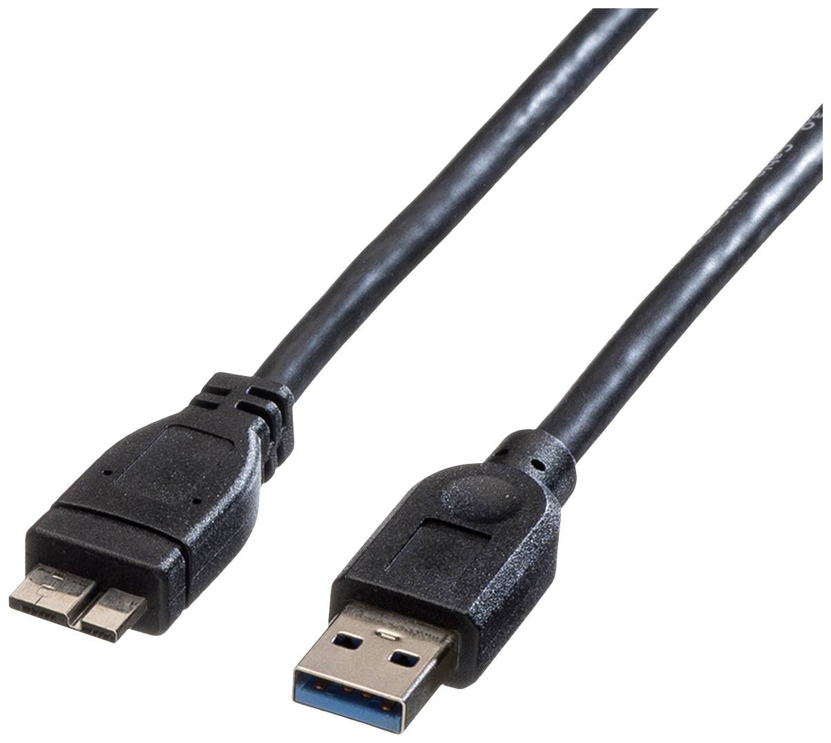 ROLINE USB 3.0 Kabel, A ST - Micro A ST 0,8m