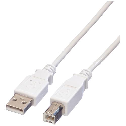 Thumbnail - VALUE USB 2.0 Kabel, Typ A-B, weiß, 0,8 m